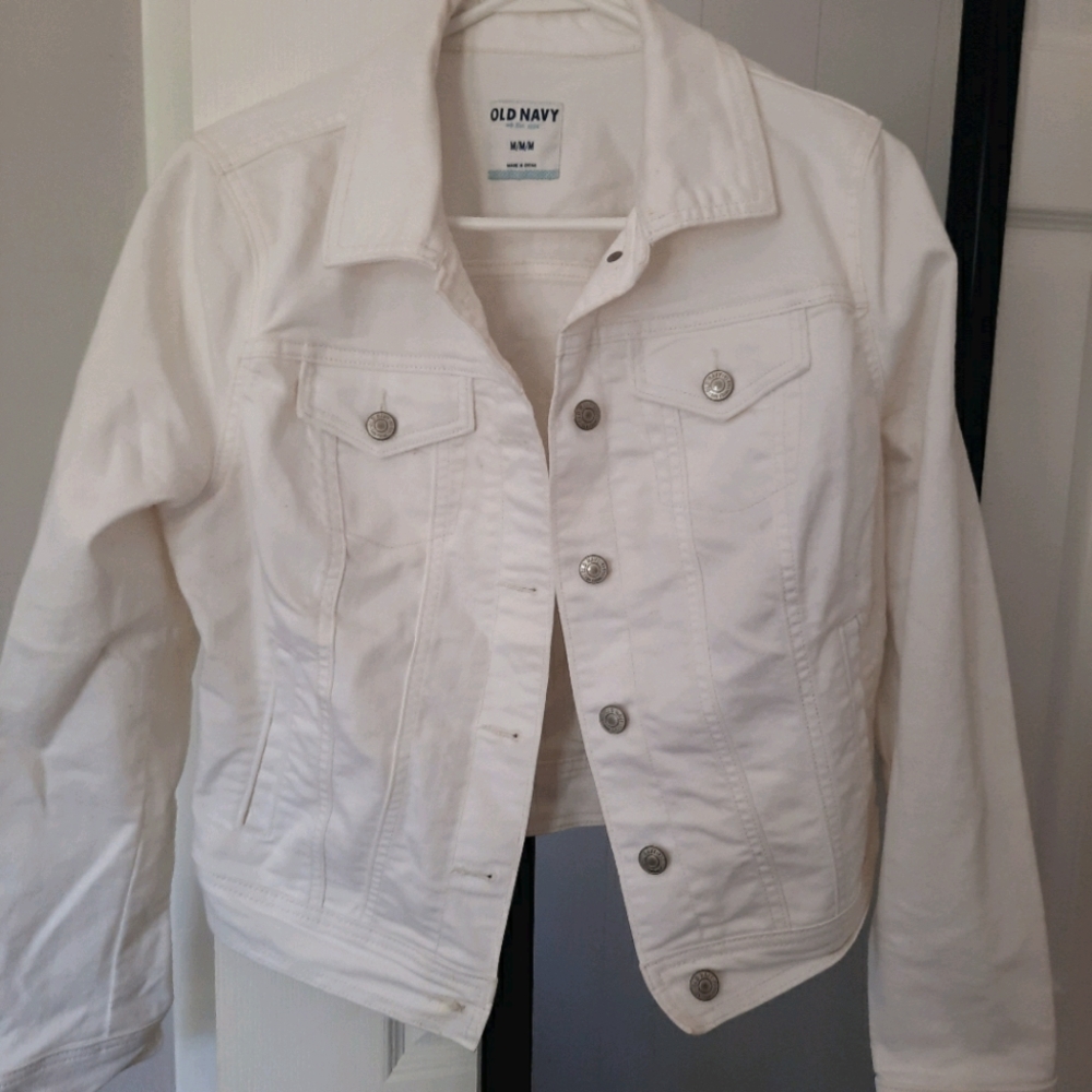 White Jean Jacket